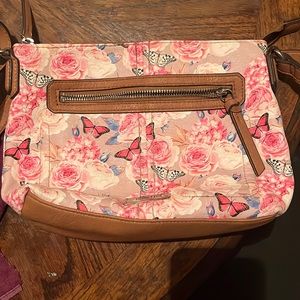 pretty flower purse big enough for almost anything